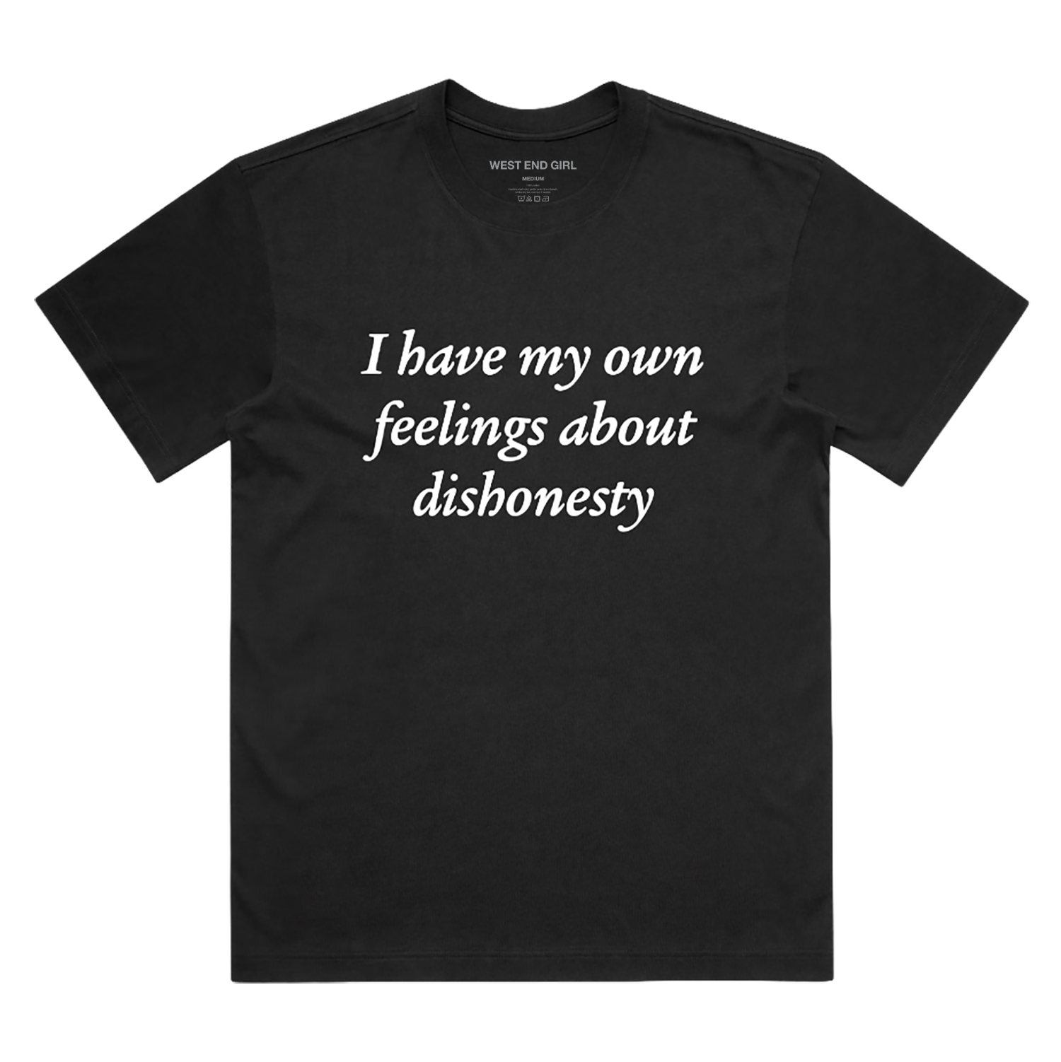 DISHONESTY LYRIC TEE